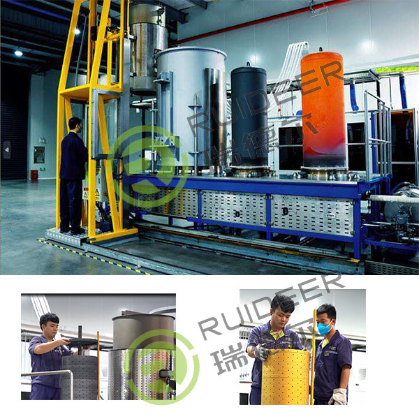 Camera di rivestimento a temperatura in lega Resistenza elettrica Forno CVD di riscaldamento per substrati metallici o ceramici di dimensioni personalizzabili