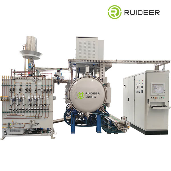 Forno di trattamento termico a vuoto con riscaldamento a resistenza e spegnimento a pressione con capacità di carico nominale di 50 kg