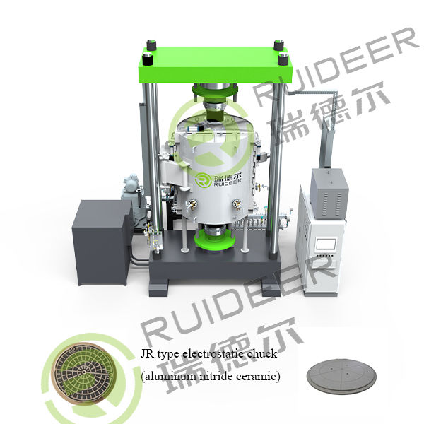 Sinterizzazione a pressa a caldo sottovuoto con elettrodo elettrostatico tipo JR (ceramica di nitruro di alluminio)
