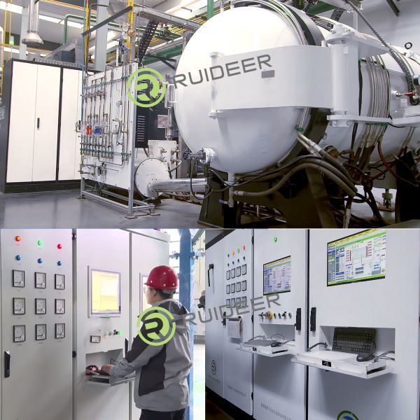 Forno di brasatura a vuoto ad alta temperatura 1550C per sistema a cinque fili a tre fasi