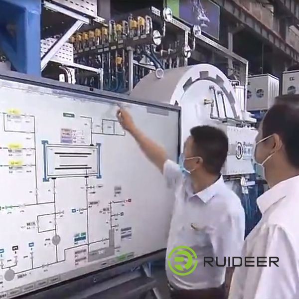 Forno ad alto vuoto certificato ISO CE per sistema a cinque fili a tre fasi 380V 50HZ Controllo alimentazione Max.Temperatura 1600C