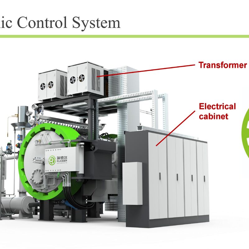 Struttura compatta di riscaldamento resistivo Livello di automazione elevato Forno sinterizzante HIP per la metallurgia a polvere