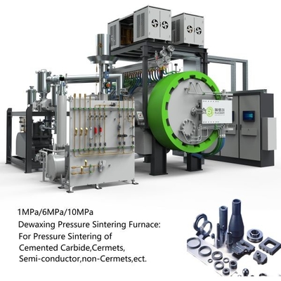 6MPA Forno di sinterizzazione a pressione di devaccatura per cermeti Non cermeti Precison Semiconduttore ceramico nitruro di silicio