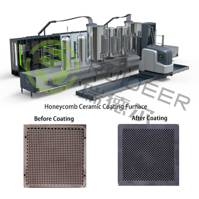 Forno per rivestimento CVD in ceramica Honeycomb per temperatura di processo 700-1050C e neutralizzatore di gas non elettrico opzionale